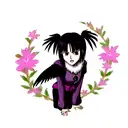 Raven tattoo design idea