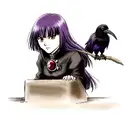 Raven tattoo design idea