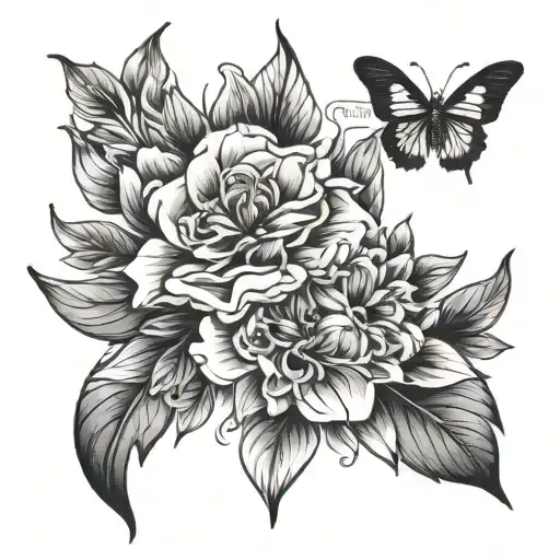rise with Collins and Melissa  tattoo design idea