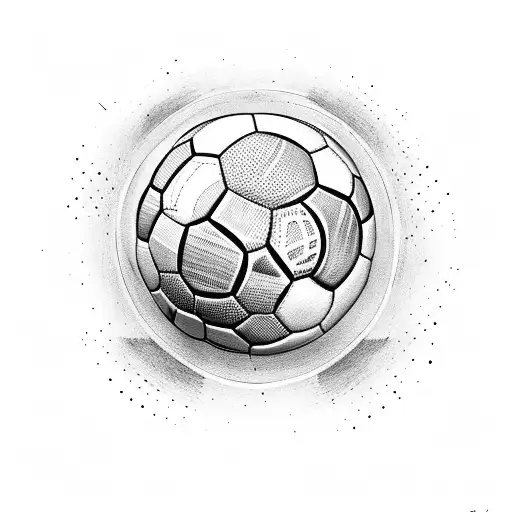 soccer shoes with a soccer ball tattoo design idea