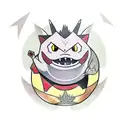 pokémon gengar com fogo tattoo design idea