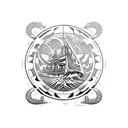 Haida ORCA mariner warrior kraken tattoo design idea