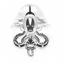 Haida ORCA mariner warrior kraken tattoo design idea