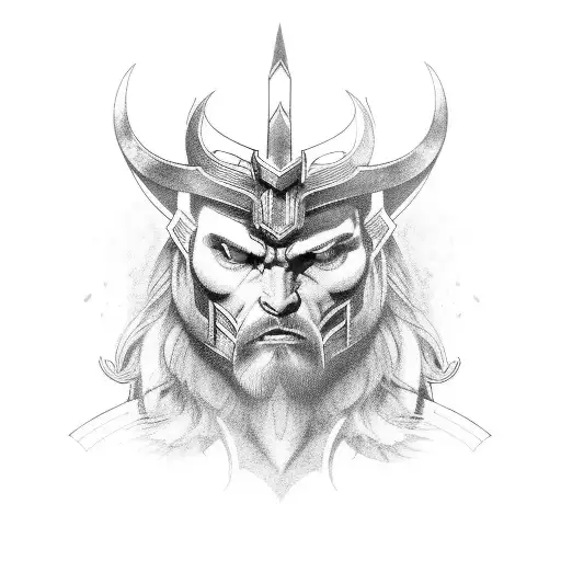 norse tattoo design idea