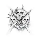 creation of Adam tattoo design idea