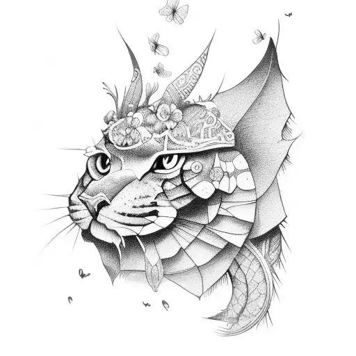 home coordinate tattoo design idea