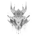 home coordinate tattoo design idea