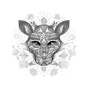 home coordinate tattoo design idea