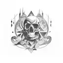 Chicano font lettering tattoo design idea
