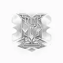 Chicano font lettering tattoo design idea