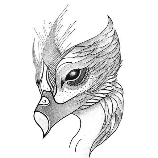 black swan  tattoo design idea