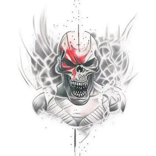 Illustrate a new-school tattoo showcasing the intensity and passion of all four combat sports. tattoo design idea