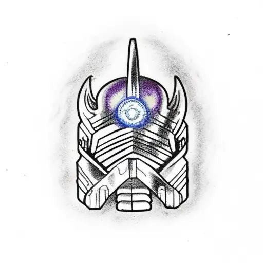 Thanos Infinity Gauntlet tattoo design idea