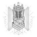 Thanos Infinity Gauntlet tattoo design idea