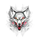 lobo  tattoo design idea