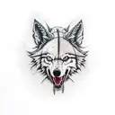 lobo  tattoo design idea