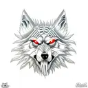 lobo  tattoo design idea