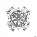 star wars, marvel, dc comics tattoo design idea