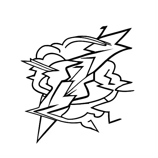 Lightning Bolt tattoo design idea
