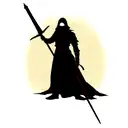 dark souls sword mask tattoo design idea