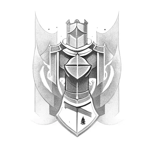 knight chess piece tattoo design idea