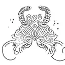  tattoo for a twin miscarriage with small foot prints or hearts tattoo design idea