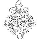  tattoo for a twin miscarriage with small foot prints or hearts tattoo design idea