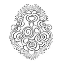  tattoo for a twin miscarriage with small foot prints or hearts tattoo design idea