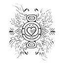  tattoo for a twin miscarriage with small foot prints or hearts tattoo design idea