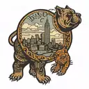 boston skyline tattoo tattoo design idea