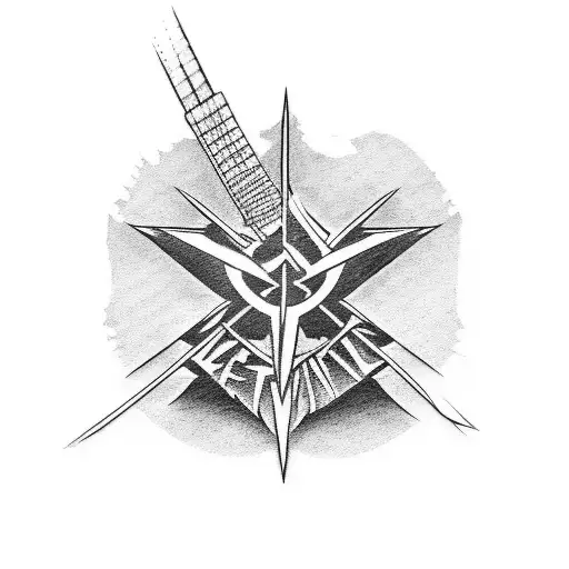 metallica band logo tattoo design idea
