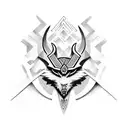 Norse mythology tattoo design idea