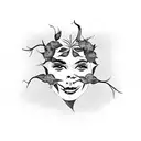 poison Ivy plant with the date 16-04-2023 tattoo design idea