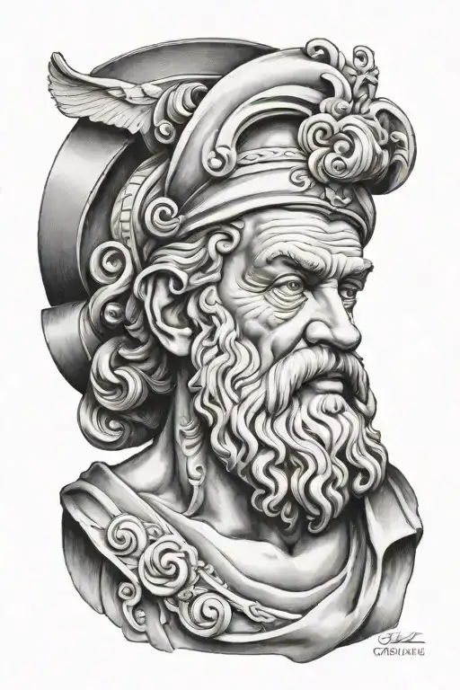 Socrates tattoo tattoo design idea
