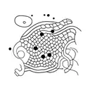 Swimmer silhouette tattoo design idea