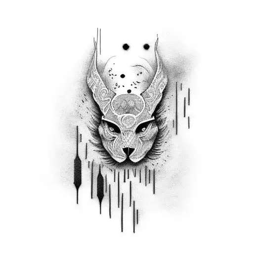 For men back unique tattoo design idea