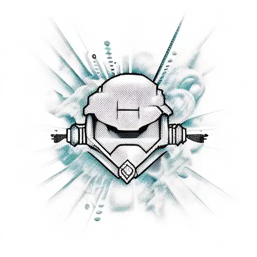 A new-school design featuring a mashup of iconic video game characters and musical instruments tattoo design idea