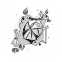 alcohol  tattoo design idea