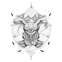 alcohol  tattoo design idea