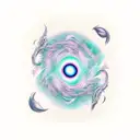 pulsar tattoo design idea