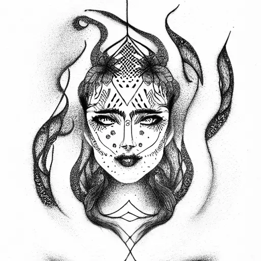 made in heaven tattoo design idea