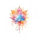 energy, expansion, life, yoga tattoo design idea