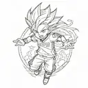 Inazuma Eleven lightning tattoo design idea