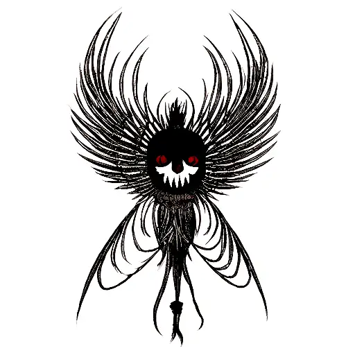 shinigami god of death tattoo design idea