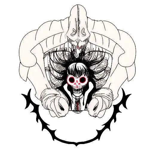 shinigami god of death tattoo design idea