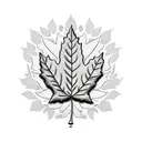 Maple Leaf tattoo design idea