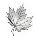 Maple Leaf tattoo design idea