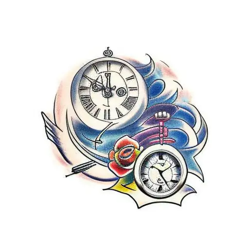 Artist.Abhilash - abstract broken clock tattoo . . . . . . . #tattoo  #tattooing #tatt #clock #brokenclock #clocktattoo #forearmtattoo  #halfsleevetattoo #ink #inked #inkedmag #art #artist #tattlove #abhiinkzone  #abhiinkzonetattoos #kamzinkzonetattoos ...