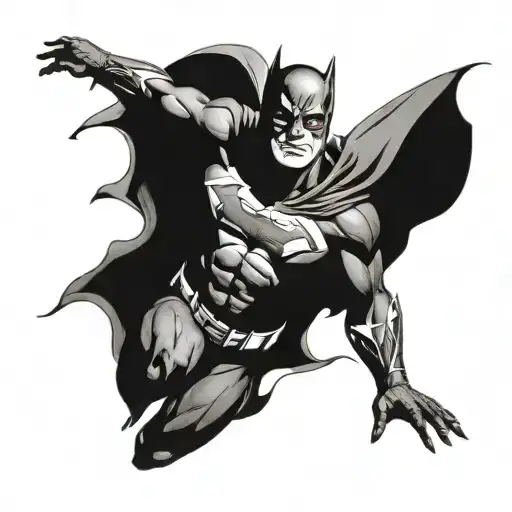 DC characters  tattoo design idea