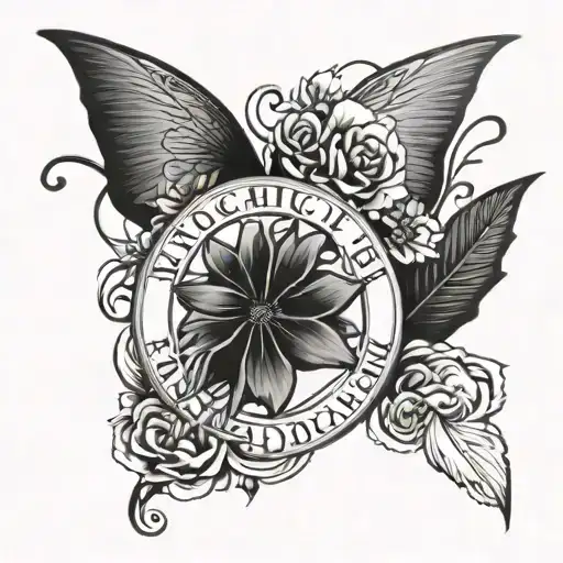 memorial tattoo with date for uncle tattoo design idea